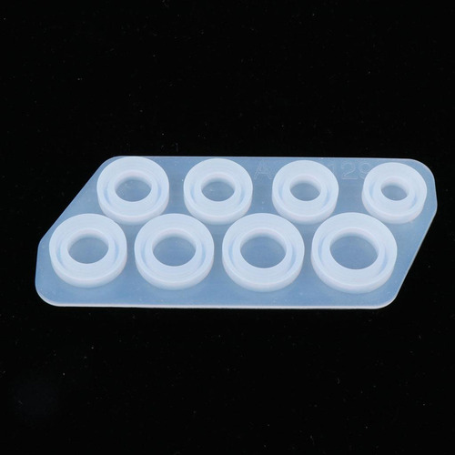 8 Anillos De Tamaño Diy Silicona