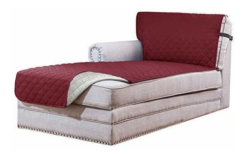 Reversible Sofa Chaise Slipcover Ctor Ctor Lavable Mueb...