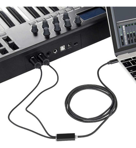 .. Convertidor De Cable Midi A Usb C Tipo C For Elementos