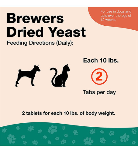 Vitamina Brewers Perros Gatos X 500 Y A