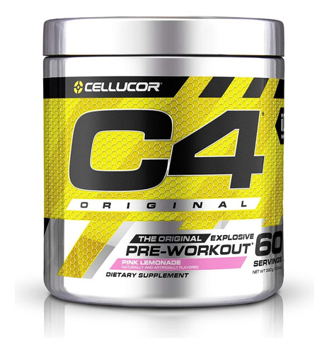 Suplemento en polvo Cellucor  C4 Original aminoácido sabor limonada rosa en pote de 390g