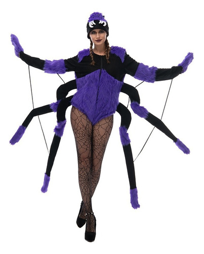 Disfraz De Araña De Halloween Gótica De Lujo For Mujer