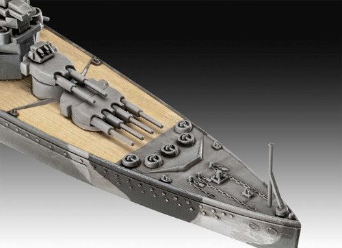 Kit de barco Revell Hms Duke of York 1/1200, 45 piezas 05182
