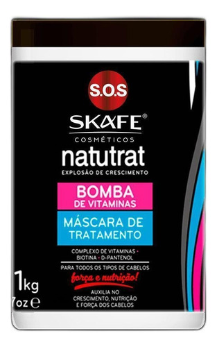 Skafe Natutrat Bomba De Vitaminas Máscara De Tratamento 1kg