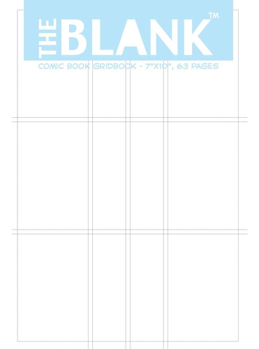 Libro: The Blank Comic Book Gridbook 7 X10 63 Pages
