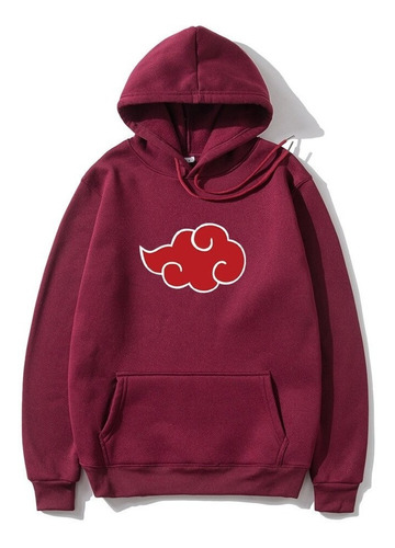 Buzo Buso Saco Hoodie Capota, Nube Naruto, Unisex Adulto ALG