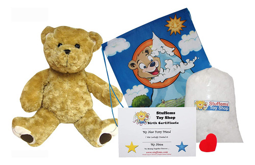 Make Your Own Peluche De 16 Pulgadas Twist Bear No Sew - Kit