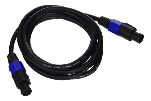 Audio Sismico - Tw12s10 - Cable De Bocina Speakon A Spea...