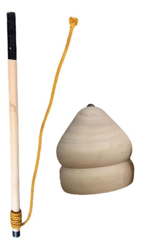 Trompos De Madera Clásicos Con Punta Resistente Y Varillas