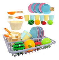 Comprar Juguete Platera Accesorios De Cocina Infantil Platos Frutas