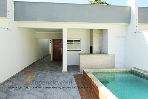 Imagem 3 de 24 de Casa Em Itanhaem Lado Praia Area Gourmet Completa Com Piscina Churrasqueira E 3 Quartos Sendo 1 Suite Otimo Local Ch100c