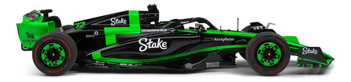 Miniatura Fórmula 1 Stake Kick Sauber C44 Bottas 1:18 Solido
