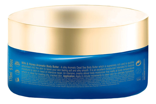 Premier - Mantequilla Corporal Aromática Del Mar Muerto, L