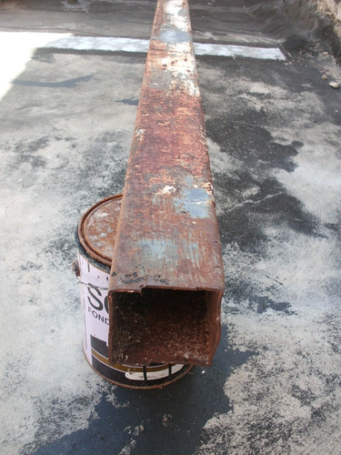 Tubo Estructural Usado De 90x90 De 4 Mts Y Espesor De 3mm