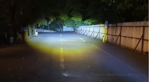 Neblinero Led Láser Rectangular Doble Función Largo Alcance