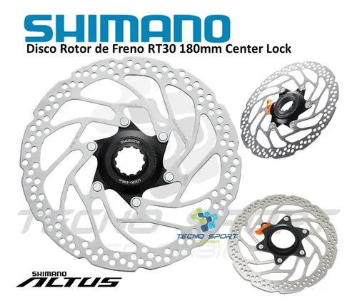 Disco Rotor De Freno Shimano Rt30 180mm Center Lock