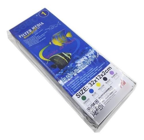 Imagen 6 de 6 de Esponjas Para Filtro Pecera Acuario Set 2u 32x12x2 Cm Sobo