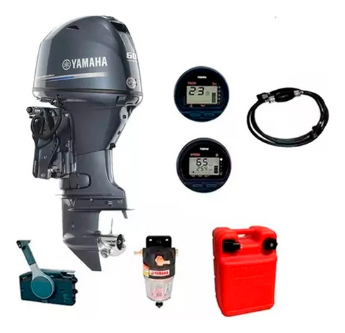 Motor Fuera De Borda Yamaha 60hp 4t F60fetl