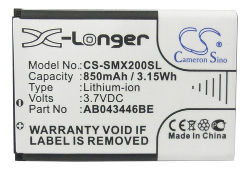 Bateria Para Samsung X156 E1310 E1360 E2100 E2120 E2210