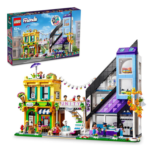 Lego Friends Downtown Flower And Design Stores 41732