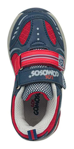 Imagen 6 de 8 de Tenis Con Luces Niwer Azul Para Niño Los Gomosos