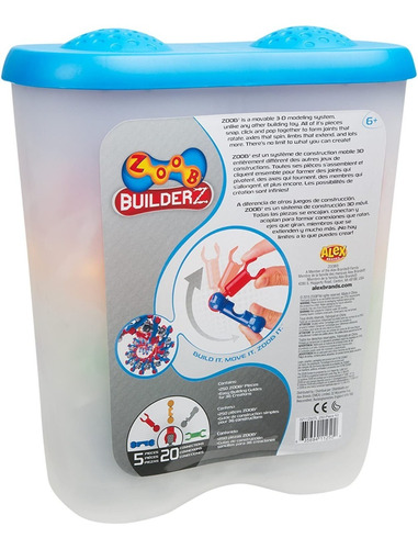 Juguete Didactico Construccion Zoob Builderz Endless 250 Pzs