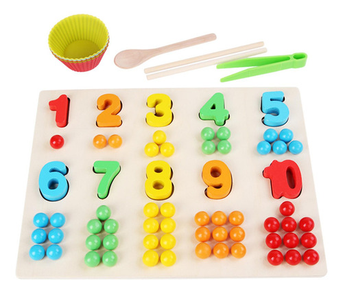 General Juego De Cuentas De Tablero De Madera, Rompecabezas