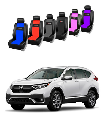 Funda Cubre Asientos Cuero Ecologico Para Honda Crv