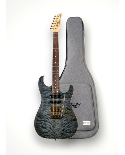 Guitarra Seizi Katana Hashira  Black Onix Gold