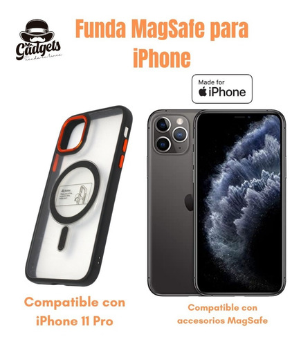Imagen 3 de 8 de Funda Para iPhone Magsafe Animación Protector Case Premium