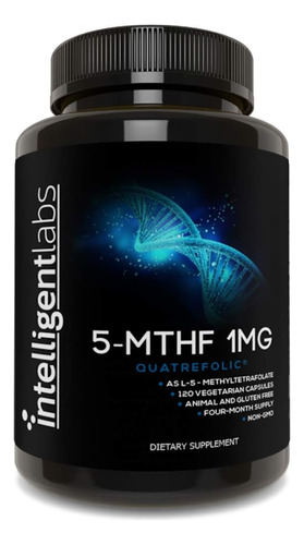 5-mthf 1mg 1000mcg Metilfolato Acido Cuatrefolico 120 Cap