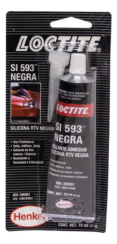 Silicona Negra Automotriz Loctite Silicona Automotriz