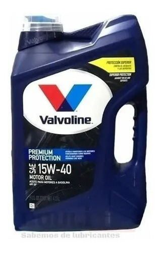 Aceite Valvoline Premium Protection 15w40 4.75 Litros