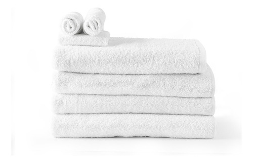 Toalla Baño Hotelera De 130x70 410 Gramos Cottonella 36 Pzas Color Blanco Th-baño130cot