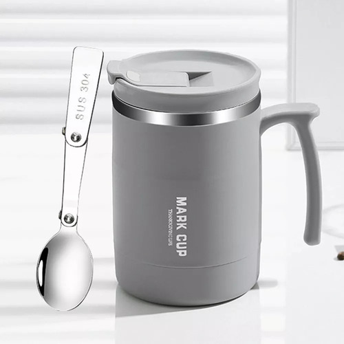 Termo De Acero Inoxidable Con Cuchara