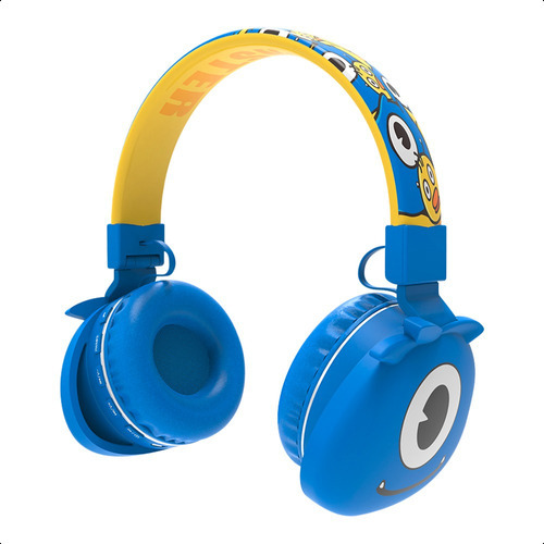 Audífonos Estéreo Bluetooth Infantil Fashion&cute Color Azul