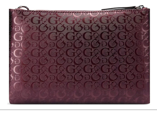 Cartera Guess Doble Color Vino