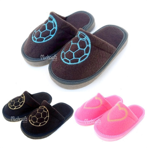 Pantufla Niños Infantil Polar Abrigo Invierno Abrigo P