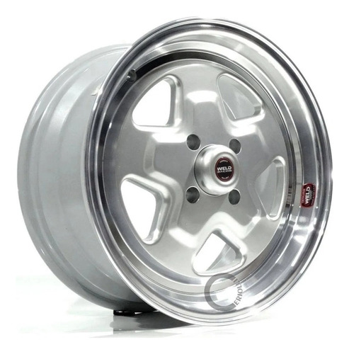 Roda Weld Pro Star Aro 15 4x100 5x114 Cor Prata Hd Tala 7 4x100