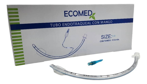 Tubo Endotraqueal Con Balón 7.5 Ecomed: Caja X 10