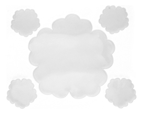 Juego De Moldes De Posavasos De Silicona Para Flores De Resi