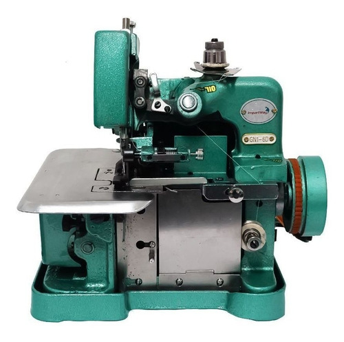 Máquina de costura overlock Importway IWMC-506 portátil verde 110V