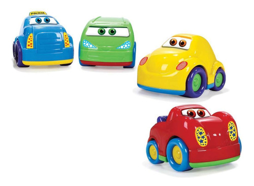 Brinquedo Para Bebê Baby Cars Display Com 16un