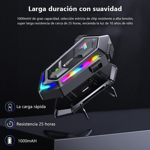 Manos Libres Bluetooth Para Casco Moto - Intercom Práctico