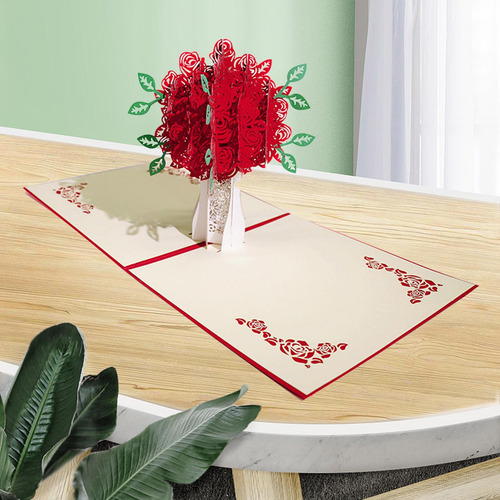 Elegante Juego De Tarjetas De Felicitación Florales Para