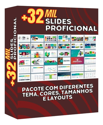 +32 Mil Slides Profissionais, Infográficos E Mockups Prontos