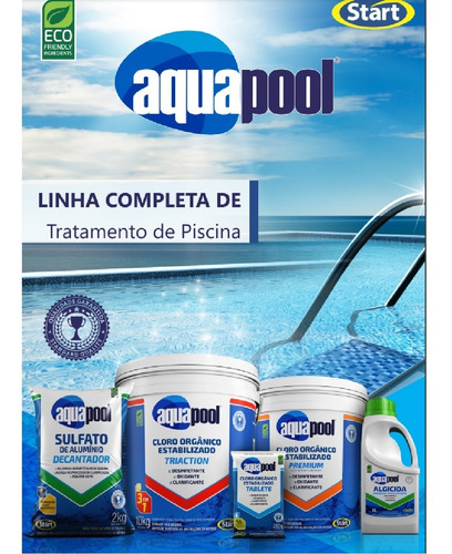 Limpa Borda De Piscinas Desengordura Concentrado Aquapool 1l