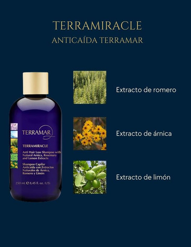 Set Anticaída Terramar Original. Shampoo + Serum Crecimiento
