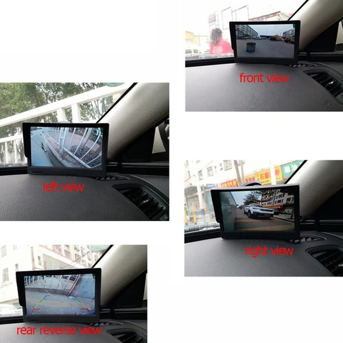 Sistema De Visión De Pájaro De 360 Grados Para Coche, 4 Cáma