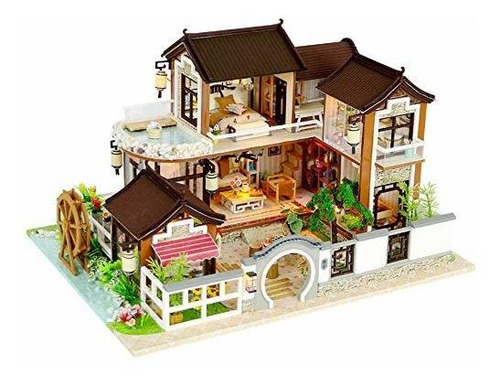 Casa Para Muñecas, Juguet Nueva Casa De Muñecas En Miniatura